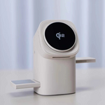3-in-1 Wireless Charging Station 15W Fast Charge with MagSafe, Adjustable Design, Qi2 Certified for iPhone, Apple Watch & AirPods – Macaron Color