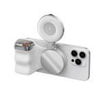 Telesin Magnetic Phone Grip with Selfie Ring Light, Adjustable Brightness, DSLR-Style Shutter, MagSafe-Compatible