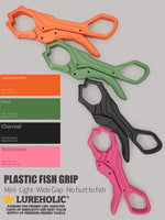 4 Colors for Option, Lureholic Mini Plastic Fish Grip, Wide Gap, No Harm to Fish, 13.5cm Lightweight 37g Lure Fishing Bass