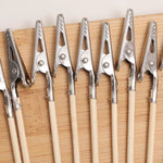 10-100Pcs Wood Metal Detachable Alligators Clips Painting Stand Clamp for Airbrush Model Part DIY Craft Work Model Painting Tool