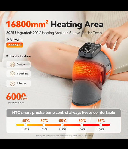 Knee heating pads